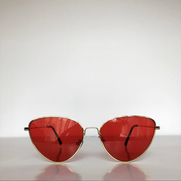 Retro Wired Geometric Cateye Sunglasses - Picture 5 of 5